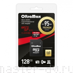   Oltramax 128GB MICROSDXC CLASS 10  Premium (U3)  UHS-I 95 MB/S